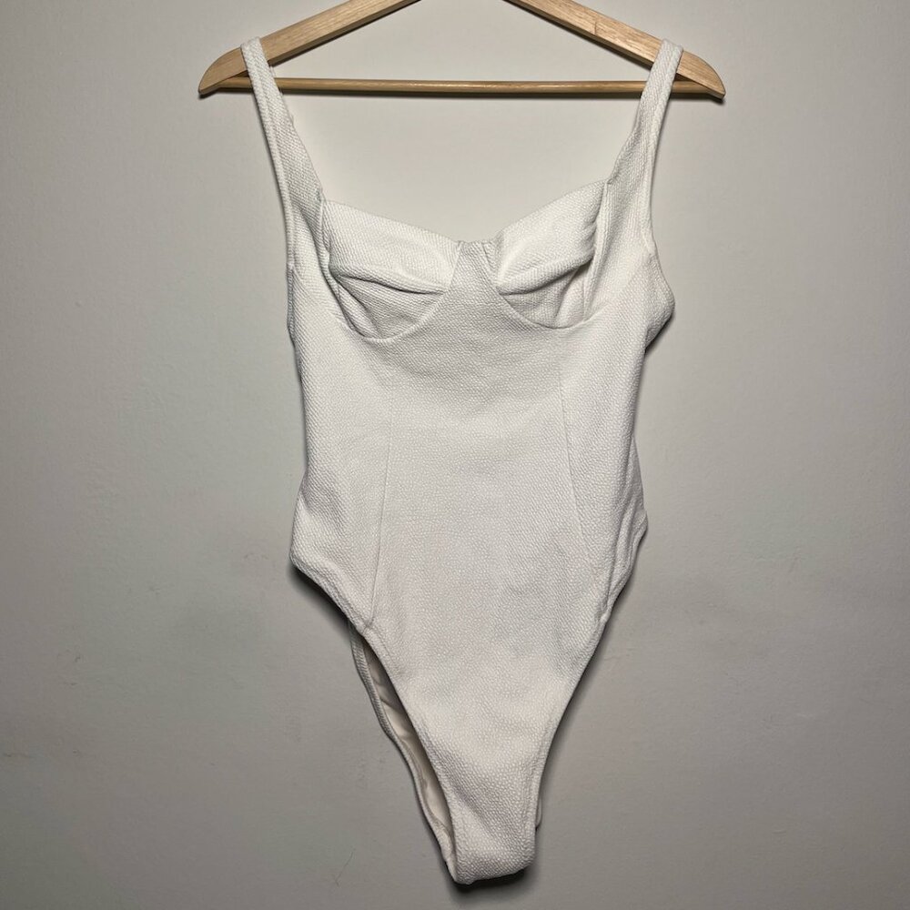 Classic White One-Piece Swimsuit - Belamer